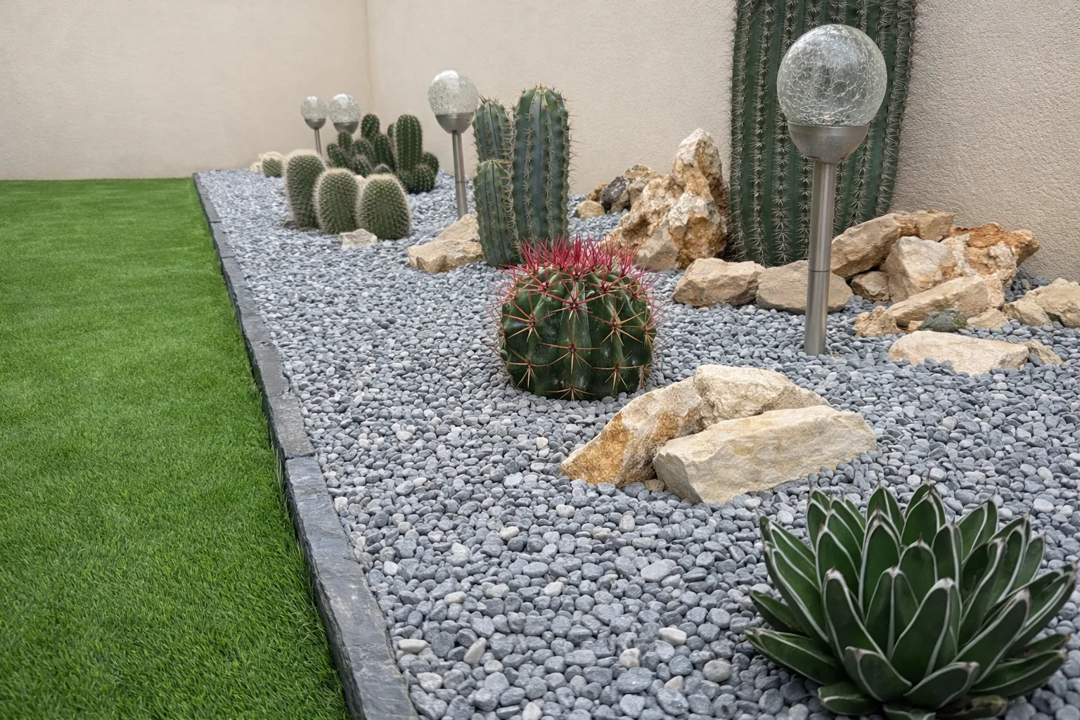 Jardins secs & méditerranéens, réalisé par Bontemps Paysagiste autour de Montpellier